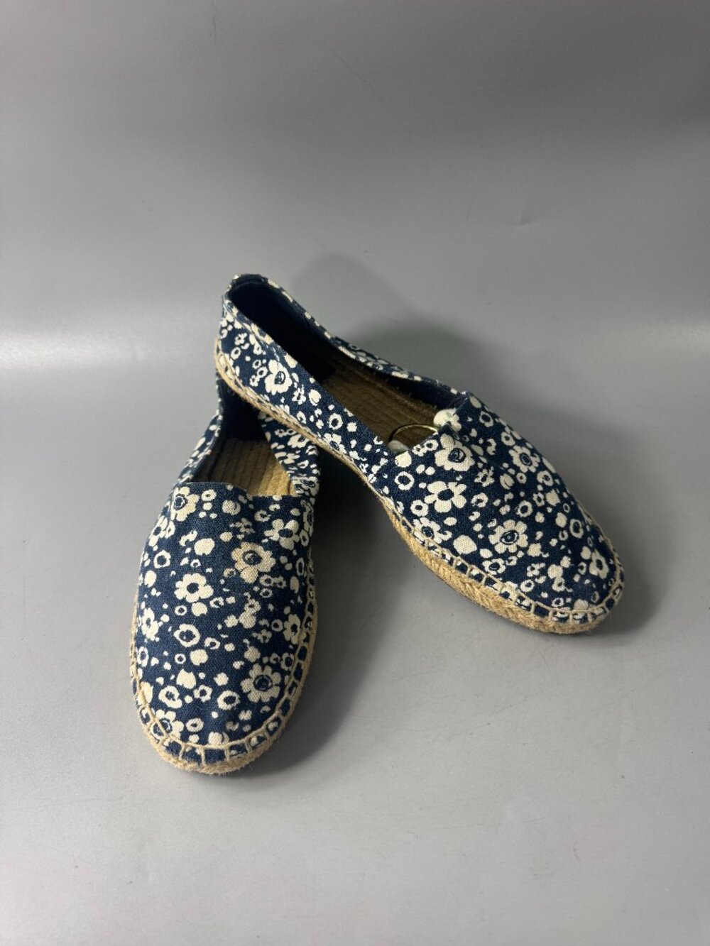 Tory Burch Canvas Floral Print Espadrilles, Size 7